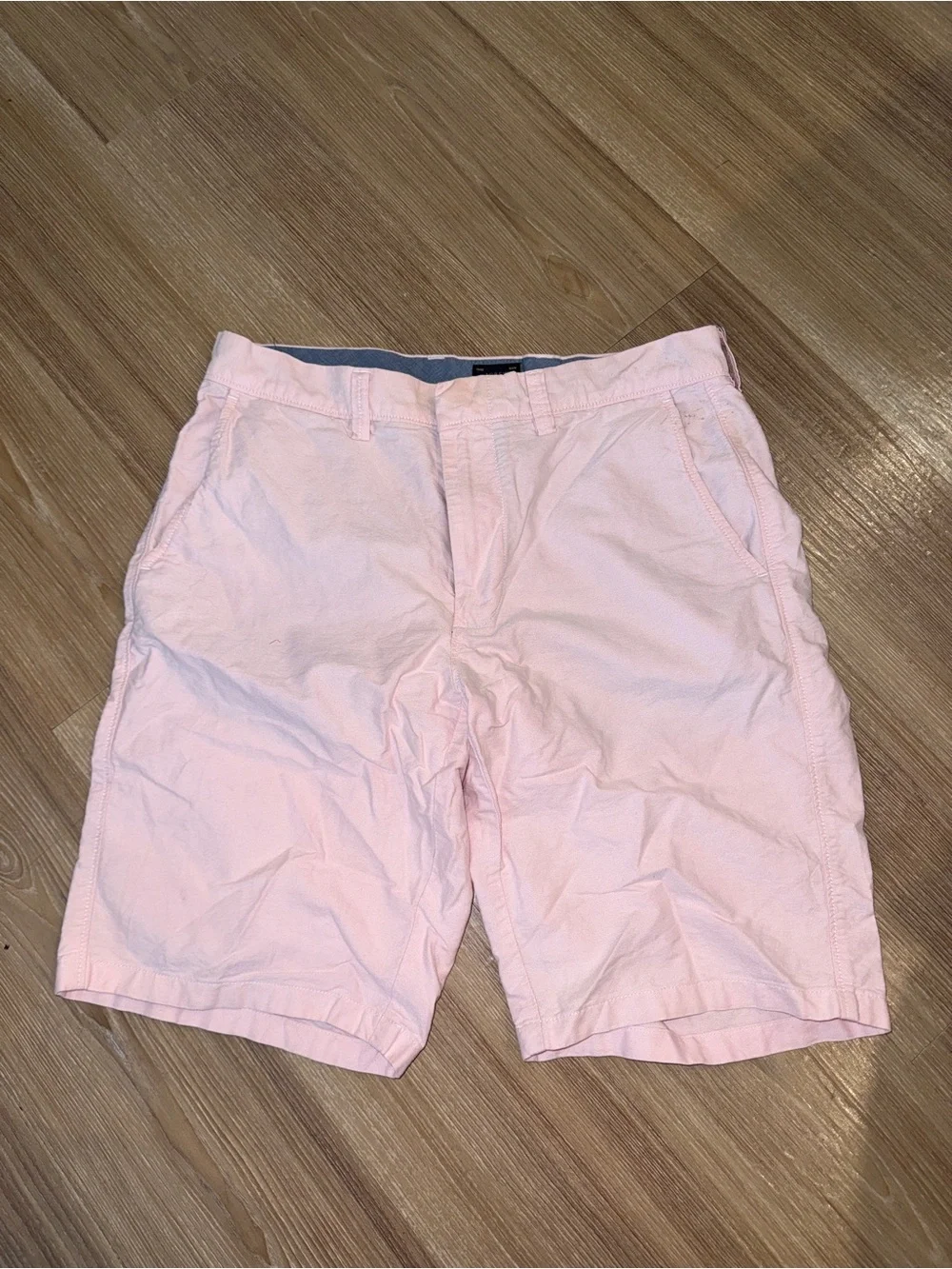 J. Crew Light Pink Flat Front Cotton Shorts